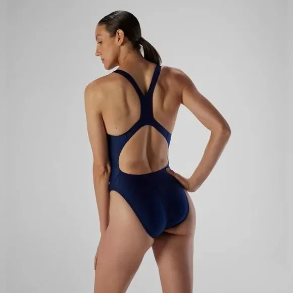 Speedo Women's Swimsuit One Piece Prolt Super Pro Solid Black Adult 10 / 36 NWT - Picture 5 of 10